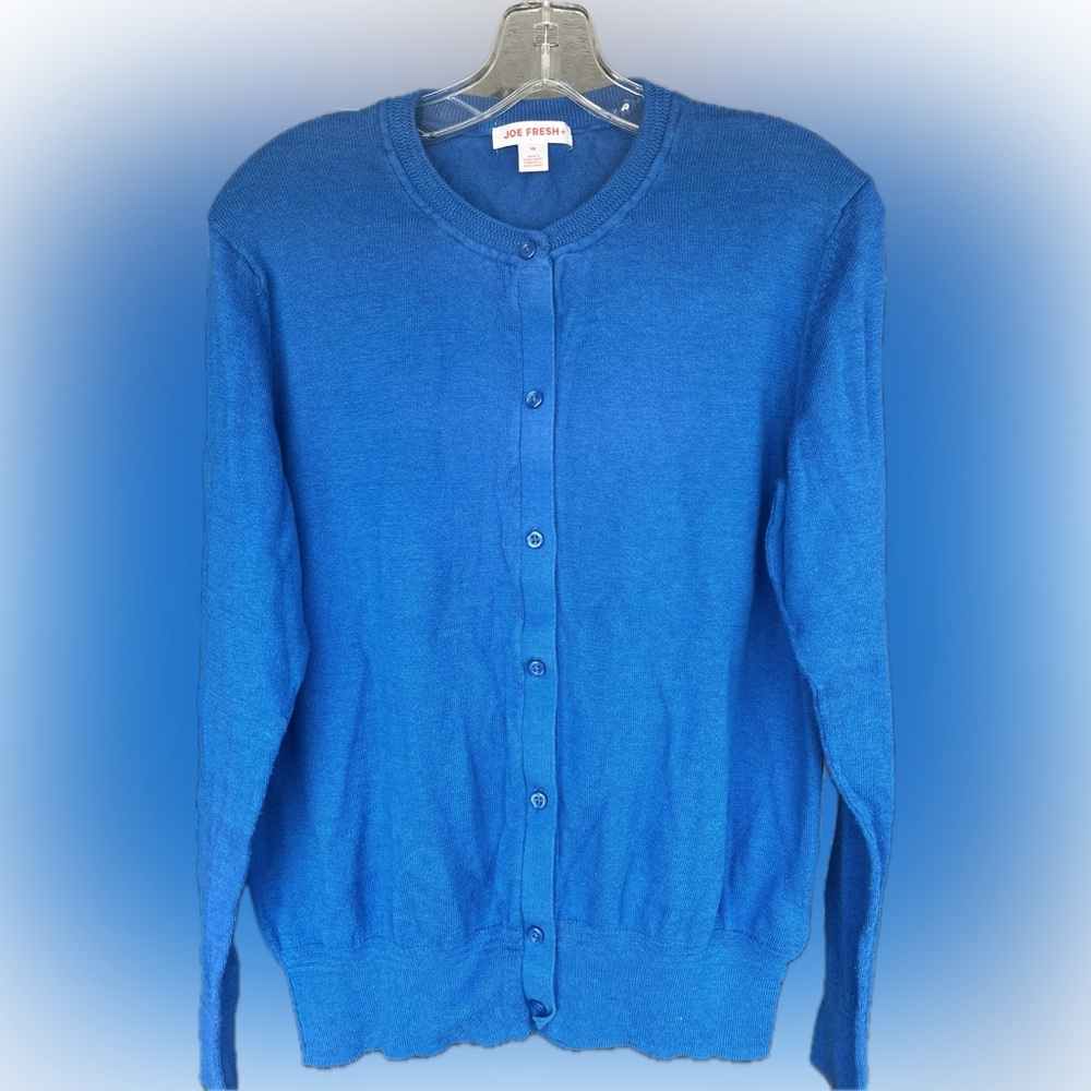 Joe Fresh Royal Blue Knit Cardigan